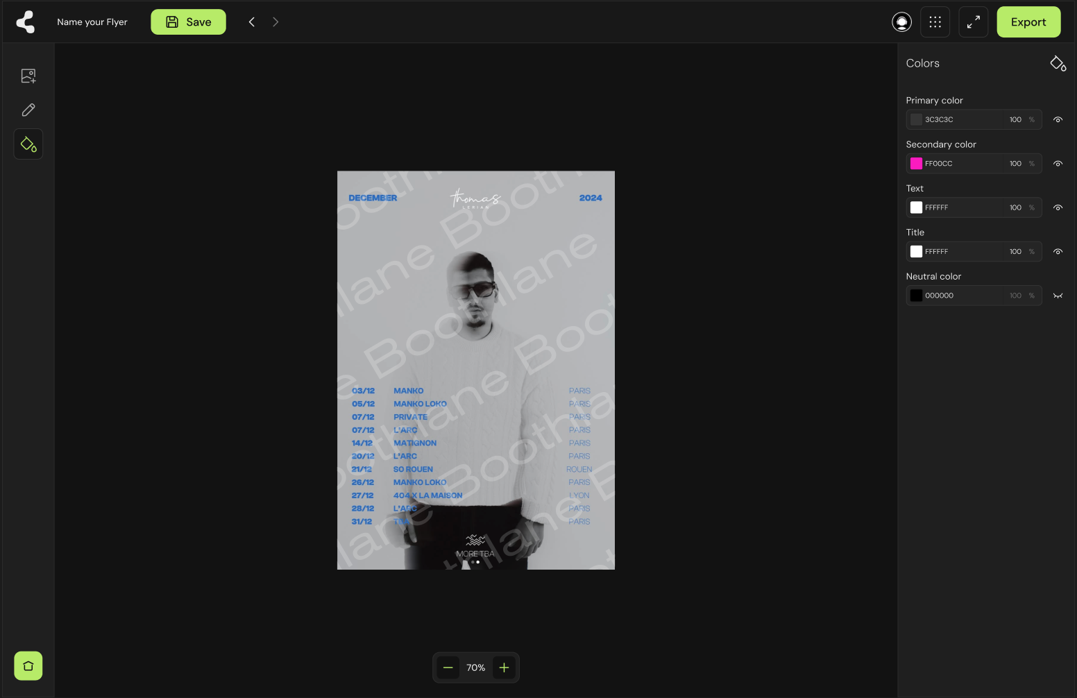 Boothlane app preview